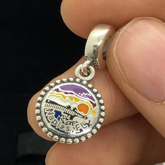✨🔥Pandora Florida Exclusive Naples Dangle Charm - Picture 1 of 5